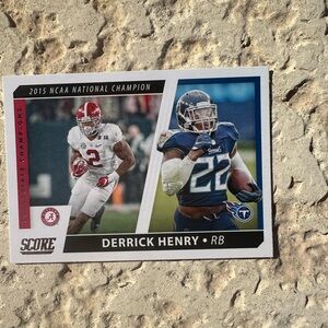 Panini Derrick Henry Football Card - Red, Blue, Black